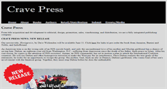 Desktop Screenshot of cravepress.com