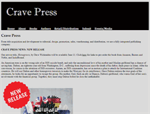 Tablet Screenshot of cravepress.com